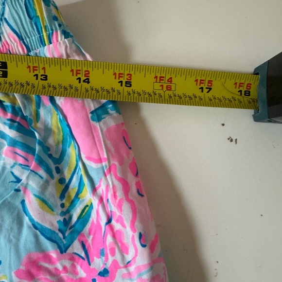 Lilly Pulitzer Blue IBIZA Gimme the Juice Engineered Shorts XXS - Picture 9 of 11